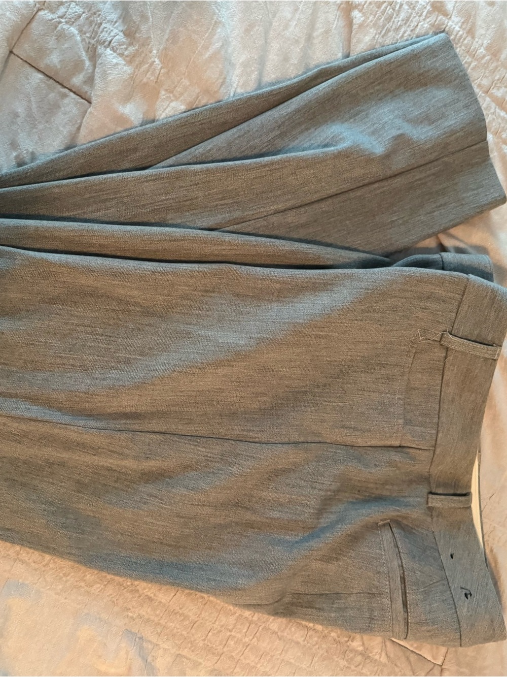 Express Women's Gray Dress Pants - Straight Leg